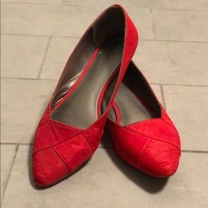Red Flats (never worn)
